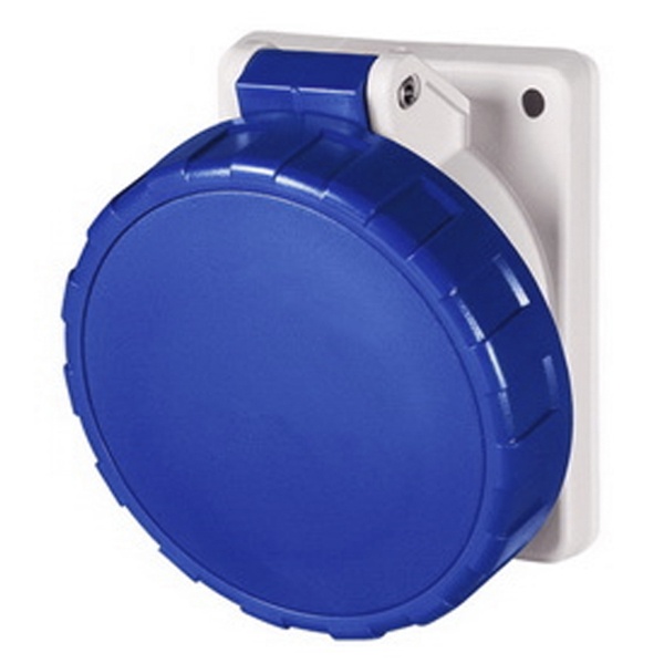 Розетка скрытой установки с наклоном DKC Quadro 63A 2P+E 230V IP67