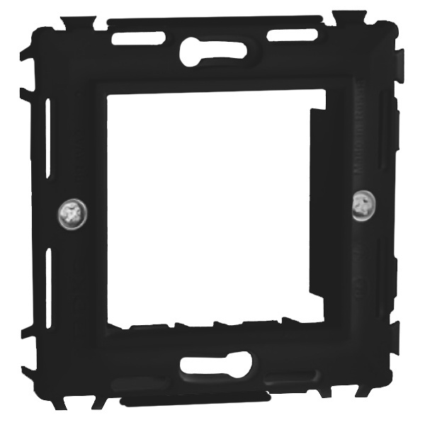 Каркас DKC Brava на 2 модуля (одноместный) черный