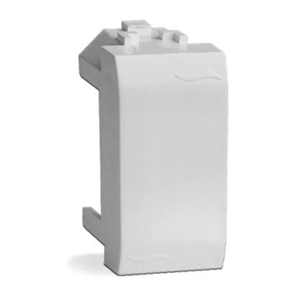 Заглушка DKC Brava 1 модуль белая