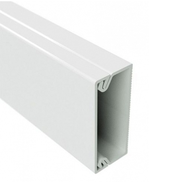 Кабель-канал DKC мини TMC 30х10 без перегородки белый (кабельный короб)