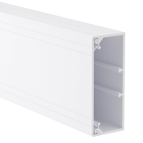 Кабель-канал с крышкой DKC In-liner Classic TA-GN 100х40 с направляющими для установки разделителей (кабельный короб)