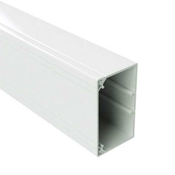 Кабель-канал с крышкой DKC In-liner Classic TA-GN 120х40 с направляющими для установки разделителей (кабельный короб)