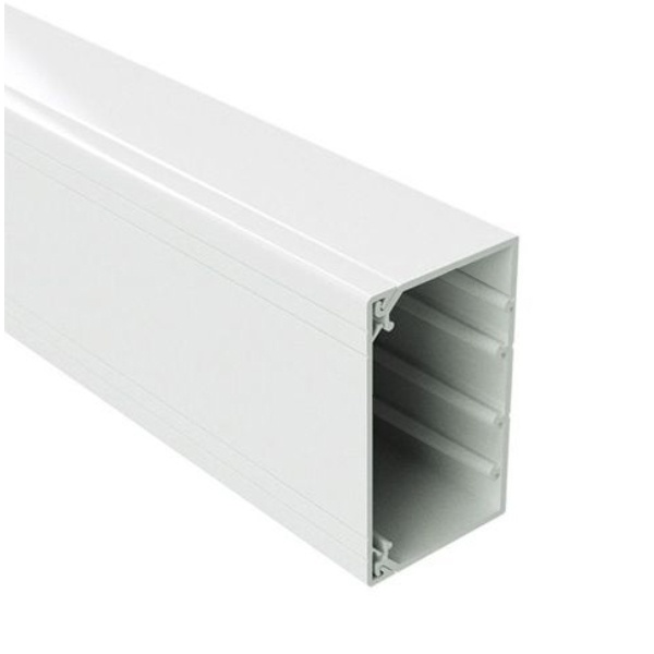 Кабель-канал с крышкой DKC In-liner Classic TA-GN 120х60 с направляющими для установки разделителей (кабельный короб)