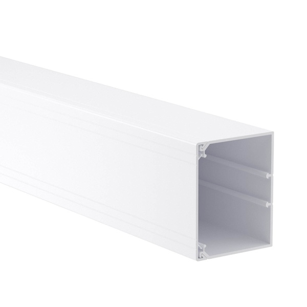 Кабель-канал с крышкой DKC In-liner Classic TA-GN 100х80 с направляющими для установки разделителей (кабельный короб)