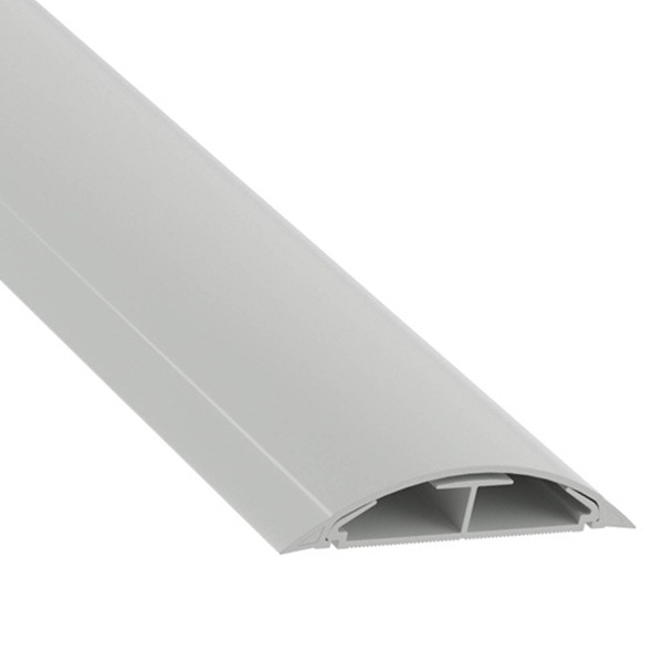 Кабель-канал напольный с крышкой DKC CSP-F 75х17 ПВХ серый (кабельный короб)