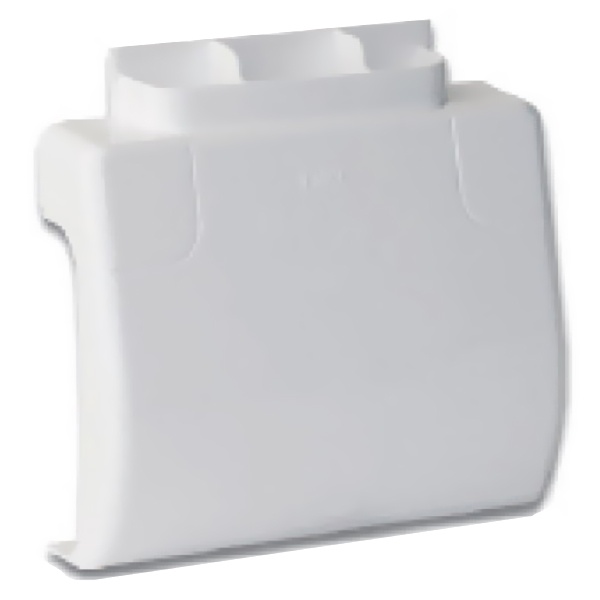 Отвод широкий DKC In-liner Front от каналов 70х22 или 90х25 к 6-модульной коробке Brava