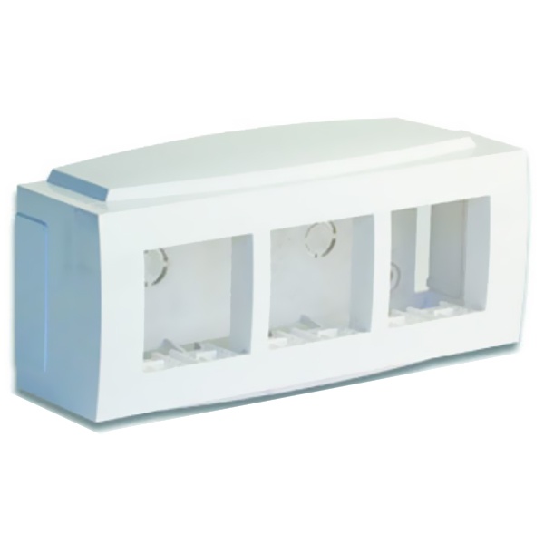 Коробка на 6 модулей DKC In-liner Front для электроустановочных изделий Brava