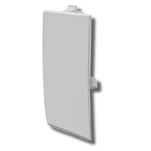 Накладка DKC In-liner Aero для кабель-канала на стык крышки 60 мм серебристый металлик