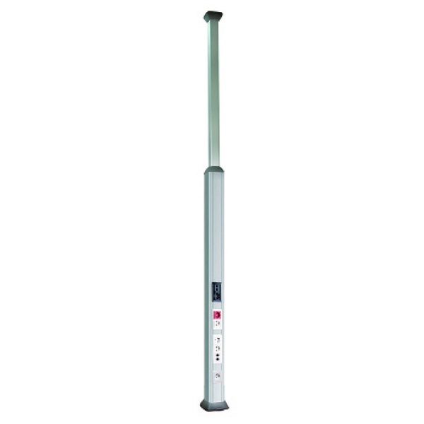 Колонна DKC алюминиевая телескопическая 2,7 - 4,2м цвет серый металлик