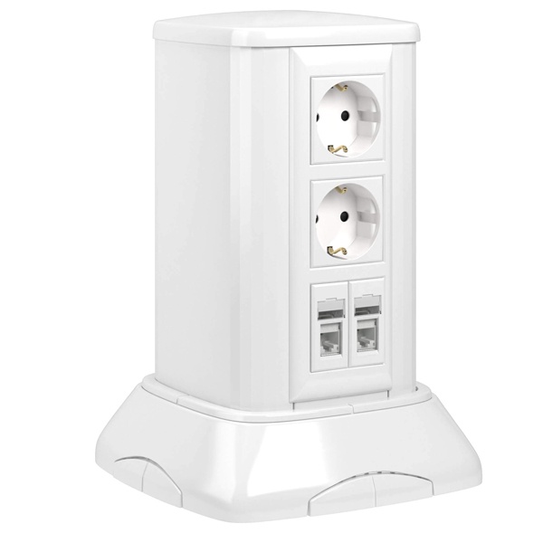 Мини-Колонна DKC алюминиевая 0,25м цвет белый