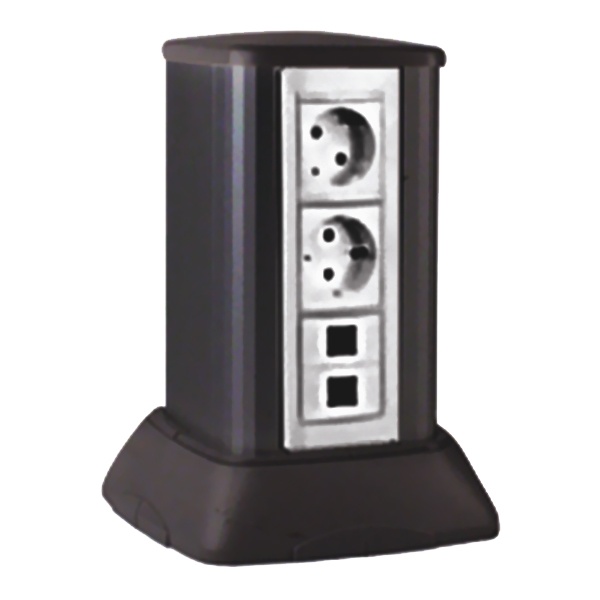 Мини-Колонна DKC алюминиевая 0,25м цвет черный