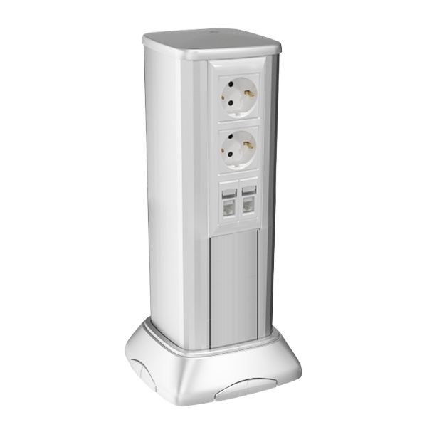 Мини-Колонна DKC алюминиевая 0,35м цвет белый