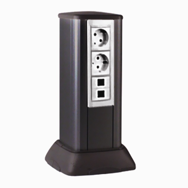 Мини-Колонна DKC алюминиевая 0,35м цвет черный