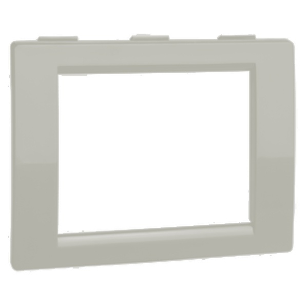 Рамка в кабель-канал DKC In-liner Aero/Front на 2 модуля универсальная серебристый металлик (кабельный короб)