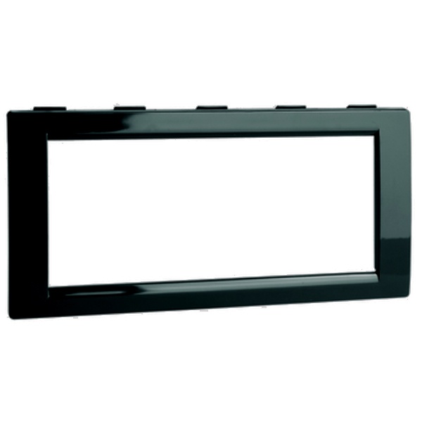 Рамка в кабель-канал DKC In-liner Aero/Front на 4 модуля универсальная чёрная (кабельный короб)