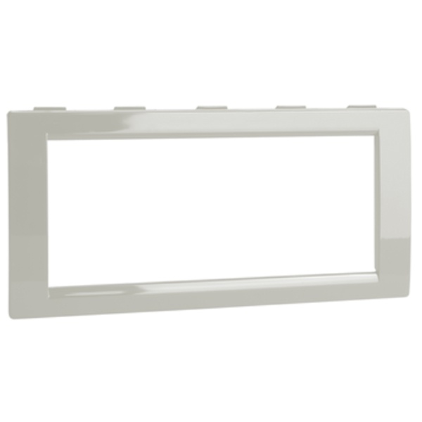 Рамка в кабель-канал DKC In-liner Aero/Front на 4 модуля универсальная серебристый металлик (кабельный короб)