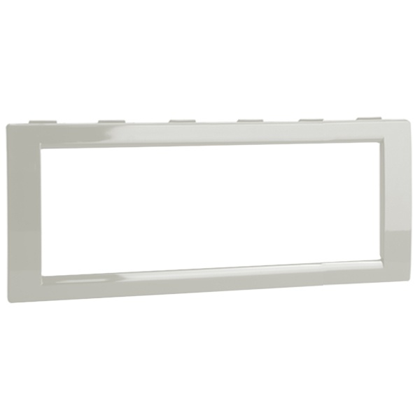 Рамка в кабель-канал DKC In-liner Aero/Front на 6 модулей универсальная серебристый металлик (кабельный короб)