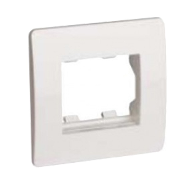 Рамка DKC Viva с супортом под 2 модуля (для монтажа ЭУИ в коробки код 10123)