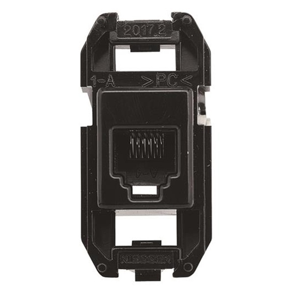 Разъём телекоммуникационный на 6 контактов, тип RJ12 ABB Niessen (2017.2)