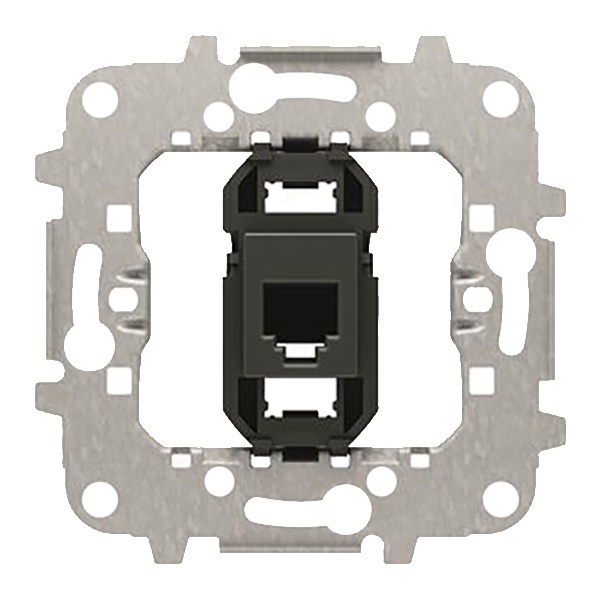Механизм телефонной розетки 6 контактов RJ 12 ABB Niessen (8117.2)