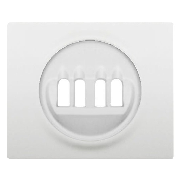 Накладка двойной акустической розетки Legrand Galea Life White