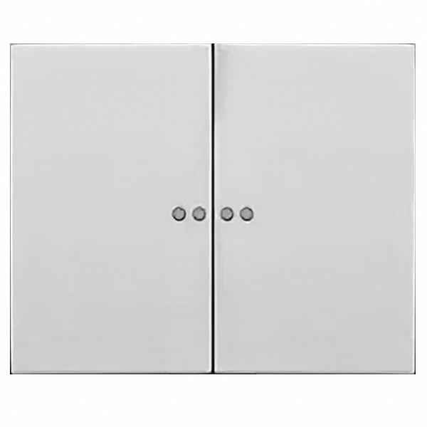 Клавиша двухклавишного выключателя с подсветкой Legrand Galea Life White