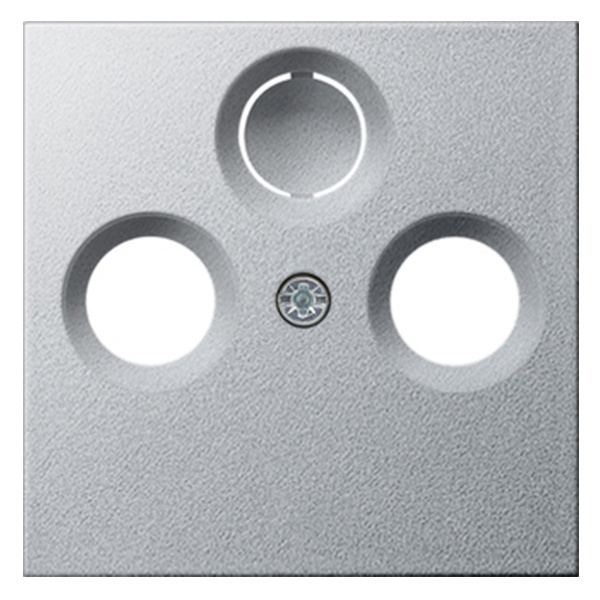 Накладка TV-FM-(SAT) розетки System 55 Gira алюминий