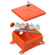 Коробки огнестойкие металлические 110х110 открытой установки IP55 RAL 2004