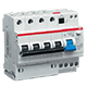 Дифференциальные автоматы четырехполюсные ABB серии DS204, DS203NC, DS203NCL