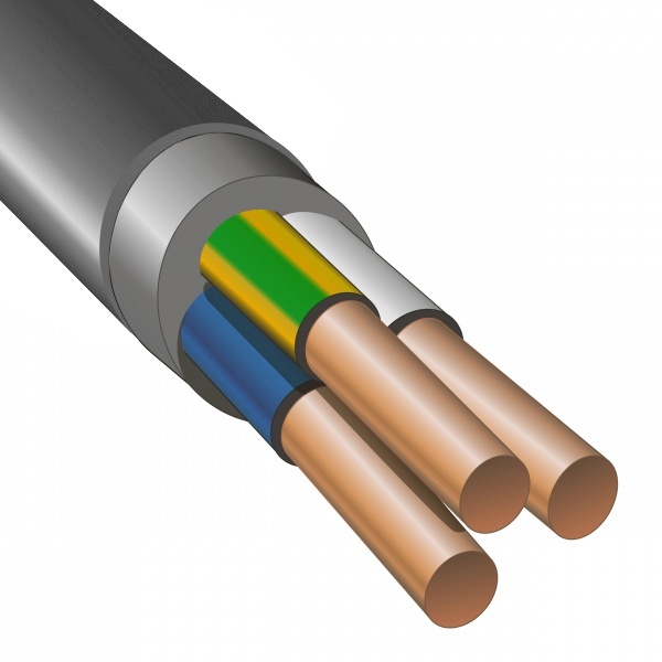 Кабель силовой Электрокабель НН NUM-J 3х6 медный круглый ГОСТ 31996