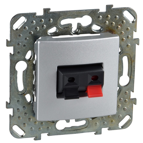 Аудио розетка SE Unica Top, алюминий