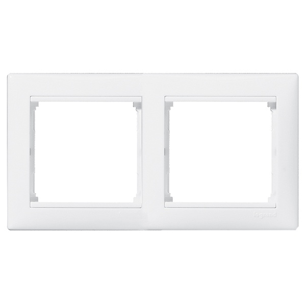 Рамка Legrand Valena 2 поста белая