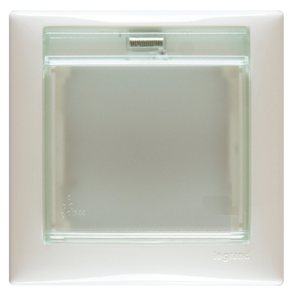 Рамка Legrand Valena 1 пост с крышкой IP44 белая