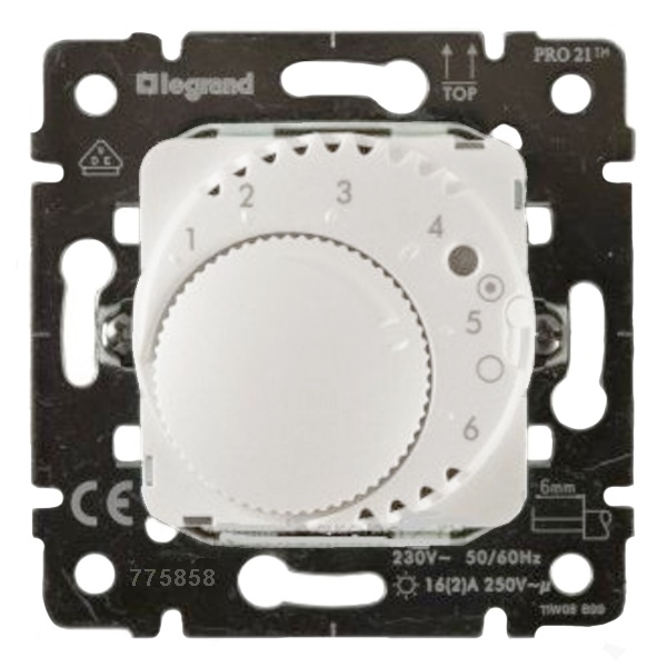 Терморегулятор Legrand Galea Life для теплых полов White