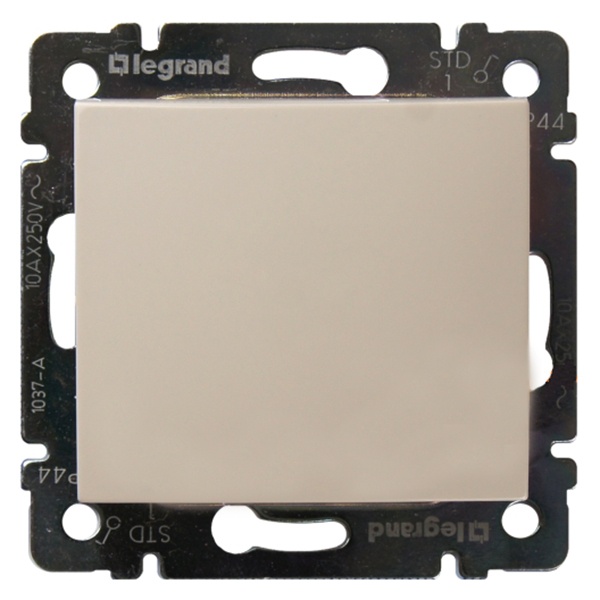 Кнопка Legrand Valena слоновая кость (бежевый)