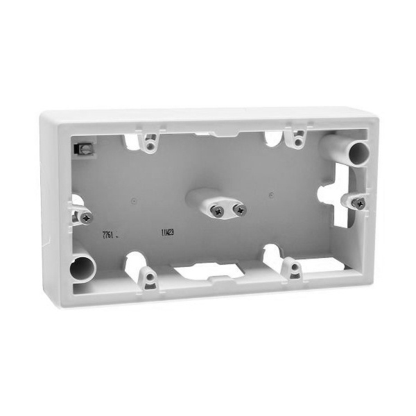 Коробка Legrand Valena 2 поста для накладного монтажа белая