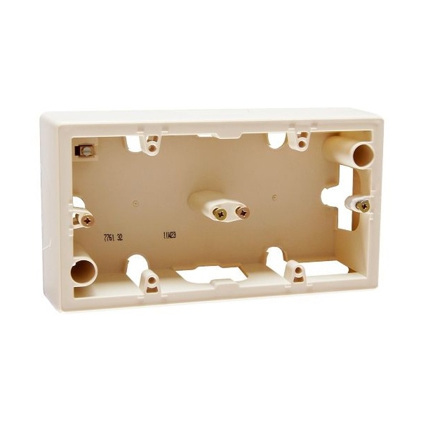 Коробка Legrand Valena 2 поста для накладного монтажа слоновая кость (бежевый)
