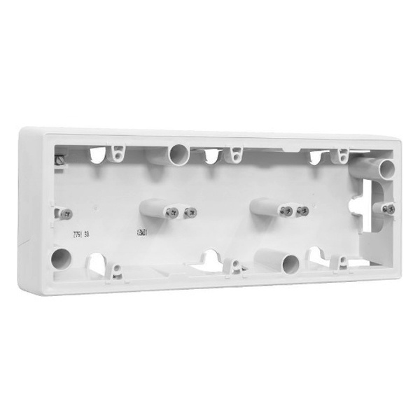 Коробка Legrand Valena 3 поста для накладного монтажа белая