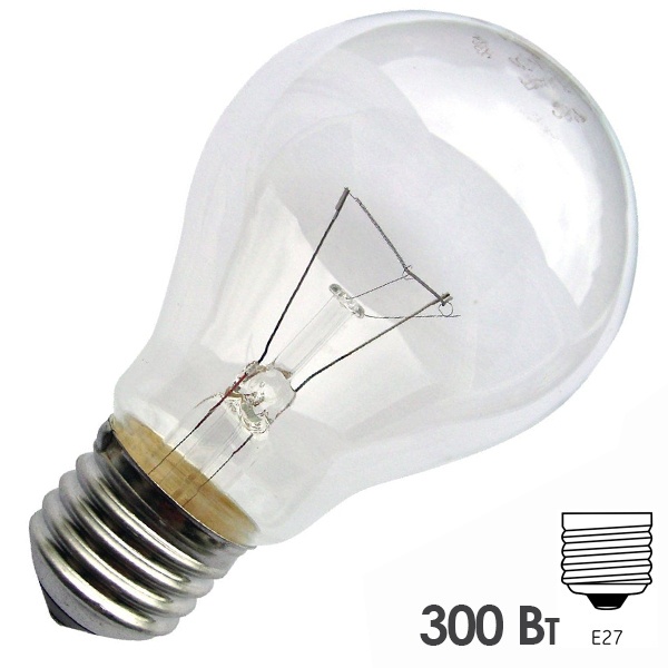Термоизлучатель 300Вт 220В Е27 прозрачный (8102301/249030600)