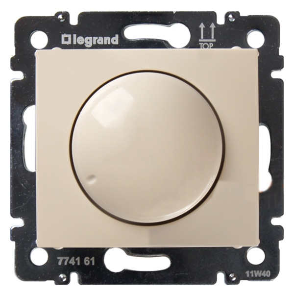 Светорегулятор Legrand Valena поворотный 400W слоновая кость (бежевый)