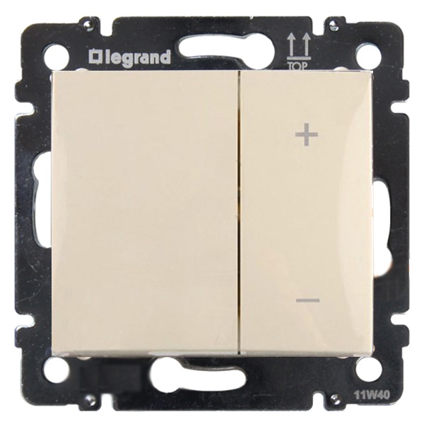 Светорегулятор Legrand Valena нажимной универсальный 400W слоновая кость (бежевый)