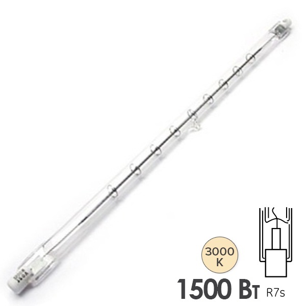 Лампа галогенная линейная Foton HL254 1500W R7s 220V 250.7mm