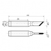 Жало для паяльника Rexant d4.3 топорик