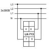 Указатель напряжения трехфазный Евроавтоматика LK-713
