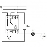 Регулятор температуры RT-820 M 230В, от -20 до +130 гр., гистерезис 1-30 гр., 16А, 1NO