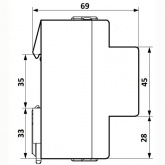 Устройство защиты многофункциональное Меандр УЗМ-3-63К AC230В AC 400В УХЛ4 на DIN-рейку