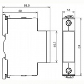 Устройство защиты многофункциональное Меандр УЗМ-50 63А 155-220В на DIN-рейку