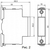 Устройство защиты многофункциональное Меандр УЗМ-50ЦМ 63А 100-290В УХЛ4 на DIN-рейку