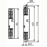 Вольтметр Меандр ВР-М03-1 АС20-450В измерение напряжения трехфазной сети (ТОЛЬКО ФАЗНОЕ)