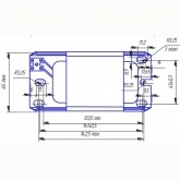 Электромагнитный пускорегулирующий аппарат ПРА Galad 1И250ДНаТ46Н-003УХЛ2 220В встраиваемый